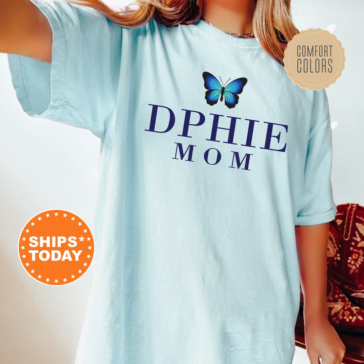 Delta Phi Epsilon Butterfly Mom Sorority T-Shirt | DPHIE Comfort Colors Shirt | Sorority Mom | Big Little Family | Gifts For Mom _ 16288g