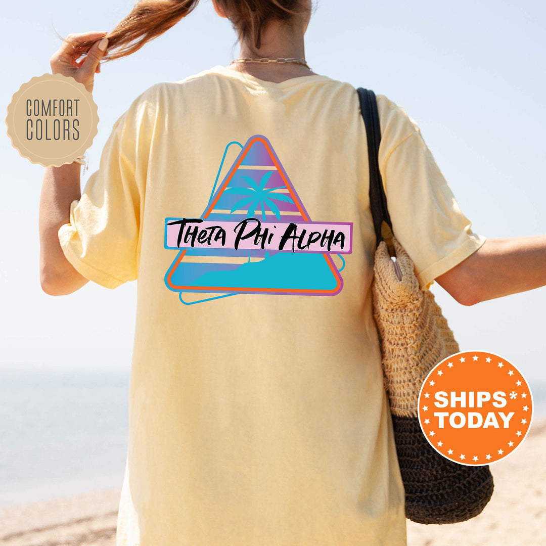 Theta Phi Alpha Islander Sorority T-Shirt | Theta Phi Comfort Colors Shirt | Big Little Shirt | Sorority Gifts | Greek Life Shirt _ 13526g