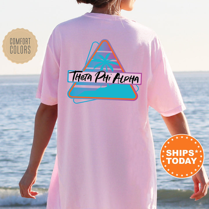 Theta Phi Alpha Islander Sorority T-Shirt | Theta Phi Comfort Colors Shirt | Big Little Shirt | Sorority Gifts | Greek Life Shirt _ 13526g