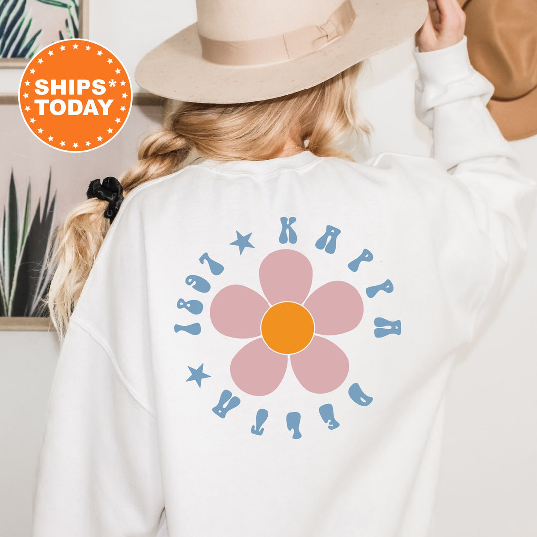 Kappa Delta Petal Print Sorority Sweatshirt | Kappa Delta Sweatshirt | Kappa Delta Hoodie | Sorority Gift | Kay Dee Big Little Gift