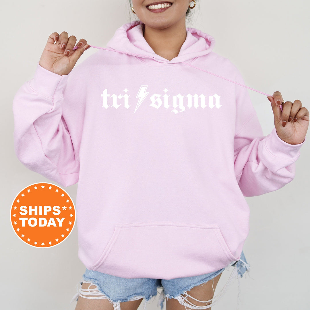 Sigma Sigma Sigma Flash Sorority Sweatshirt | Tri Sigma Sorority Crewneck | Sorority Merch | Sorority Gifts | Big Little Reveal