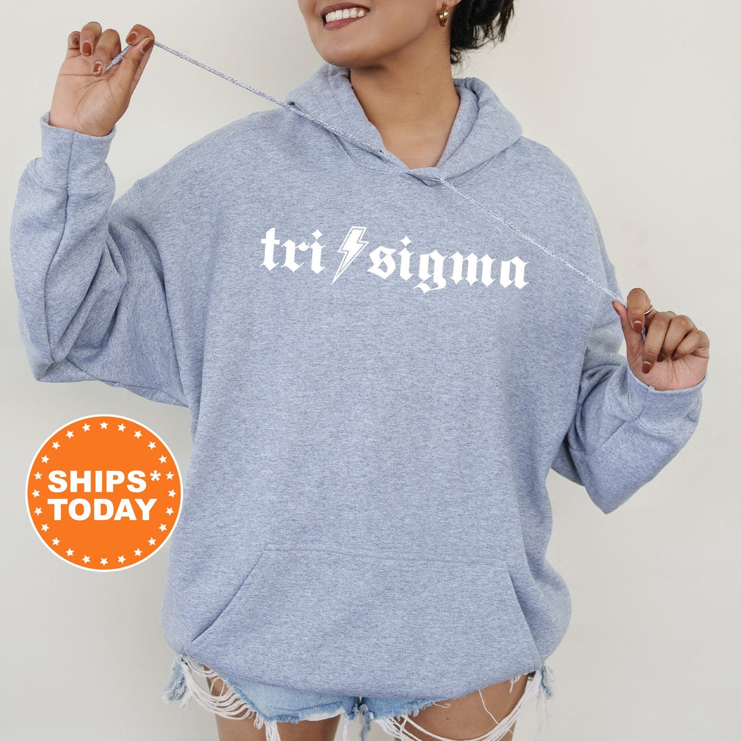 Sigma Sigma Sigma Flash Sorority Sweatshirt | Tri Sigma Sorority Crewneck | Sorority Merch | Sorority Gifts | Big Little Reveal