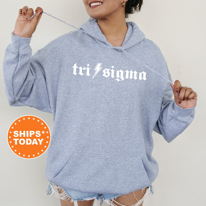 Sigma Sigma Sigma Flash Sorority Sweatshirt | Tri Sigma Sorority Crewneck | Sorority Merch | Sorority Gifts | Big Little Reveal
