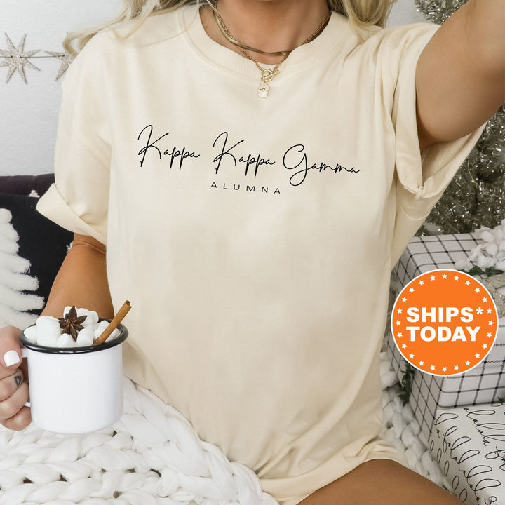 Kappa Kappa Gamma Proud To Be Sorority T-Shirt | Kappa Comfort Colors Shirt | Sorority Alumna Shirt | Sorority Gift | Gift For Alumni _ 5433g