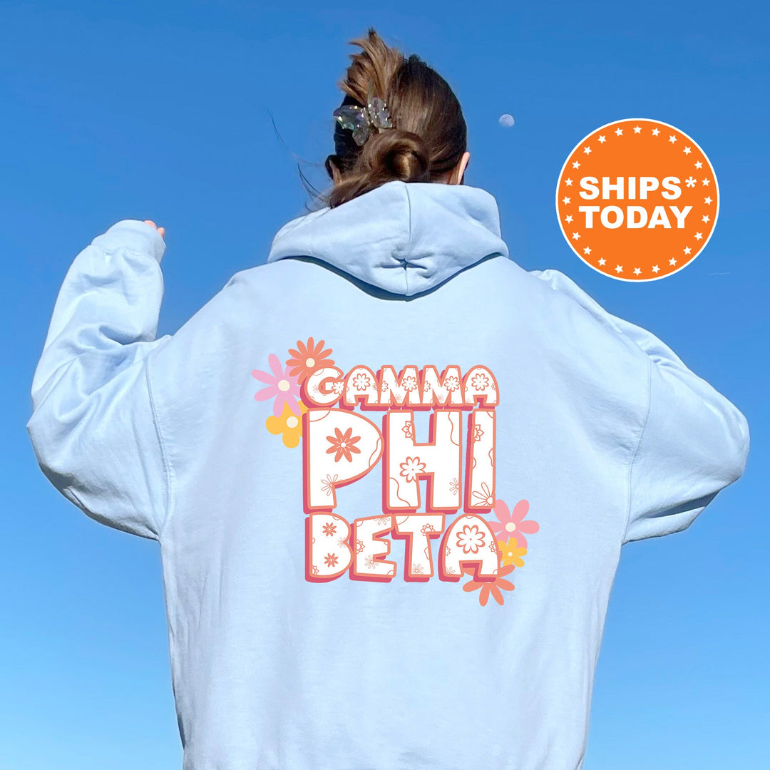 Gamma Phi Beta Allure Sorority Sweatshirt | Gamma Phi Floral Sweatshirt | Sorority Merch | Big Little Reveal Gift | Custom Sorority Crewneck