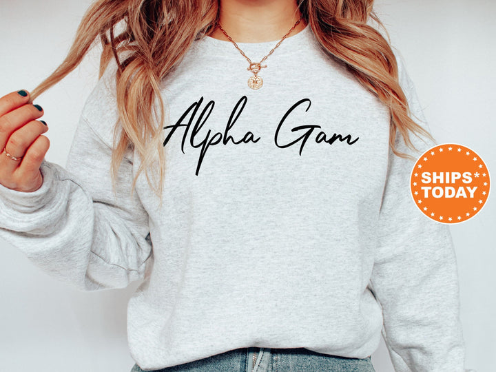 Alpha Gamma Delta Nickname Sorority Sweatshirt | Alpha Gam Sorority Apparel | Big Little Reveal | Sorority Merch | College Apparel