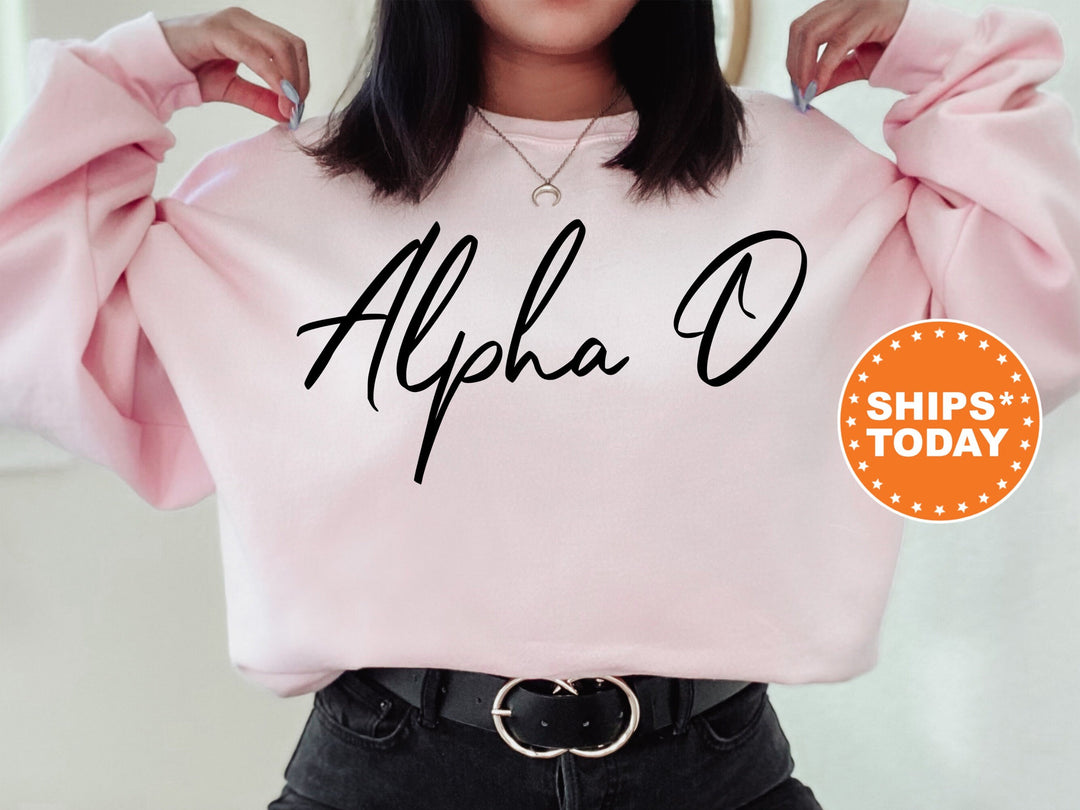 Alpha Omicron Pi Nickname Sorority Sweatshirt | Alpha O Sorority Apparel | Big Little Reveal | Sorority Gift | College Greek Apparel