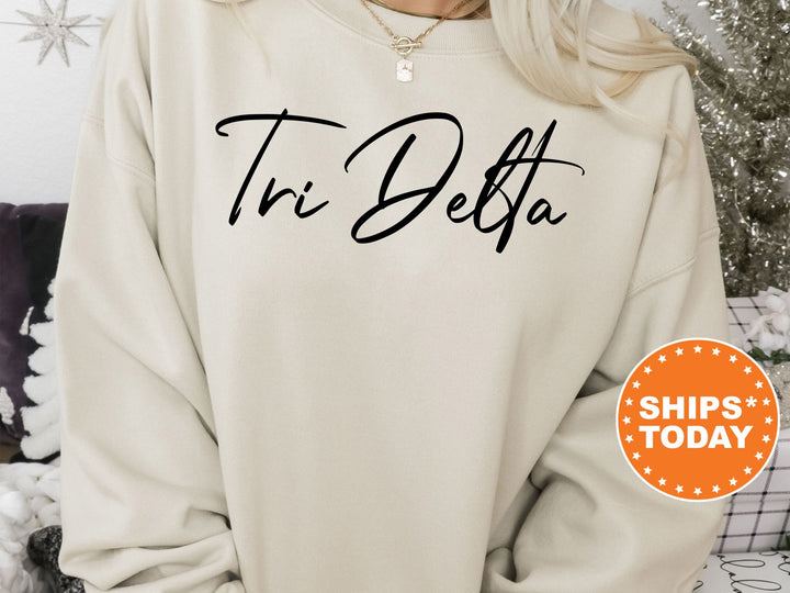 Delta Delta Delta Nickname Sorority Sweatshirt | Tri Delta Sorority Apparel | Big Little Reveal | Sorority Merch | College Apparel