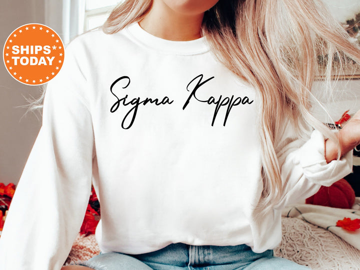 Sigma Kappa Nickname Sorority Sweatshirt | Sigma Kappa Sorority Apparel | Big Little Reveal | Sorority Merch | College Greek Apparel