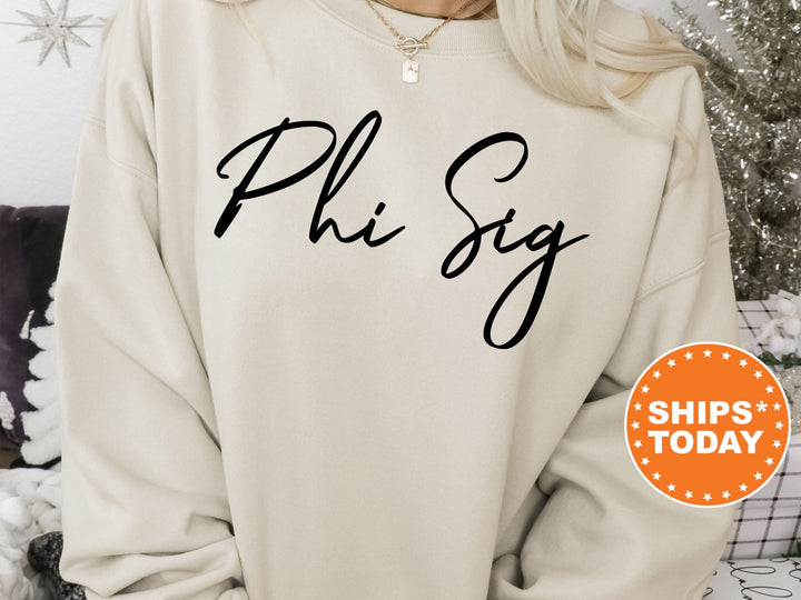 Phi Sigma Sigma Nickname Sorority Sweatshirt | Phi Sig Sorority Apparel | Big Little Reveal | Sorority Merch | College Greek Apparel