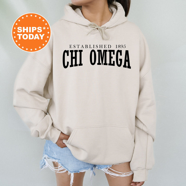 Chi Omega Founding Sorority Sweatshirt | Chi Omega Hoodie | Chi Omega Merch | Chi O Sweatshirt | XO Greek Apparel | Big Little Gift  _ 5451g