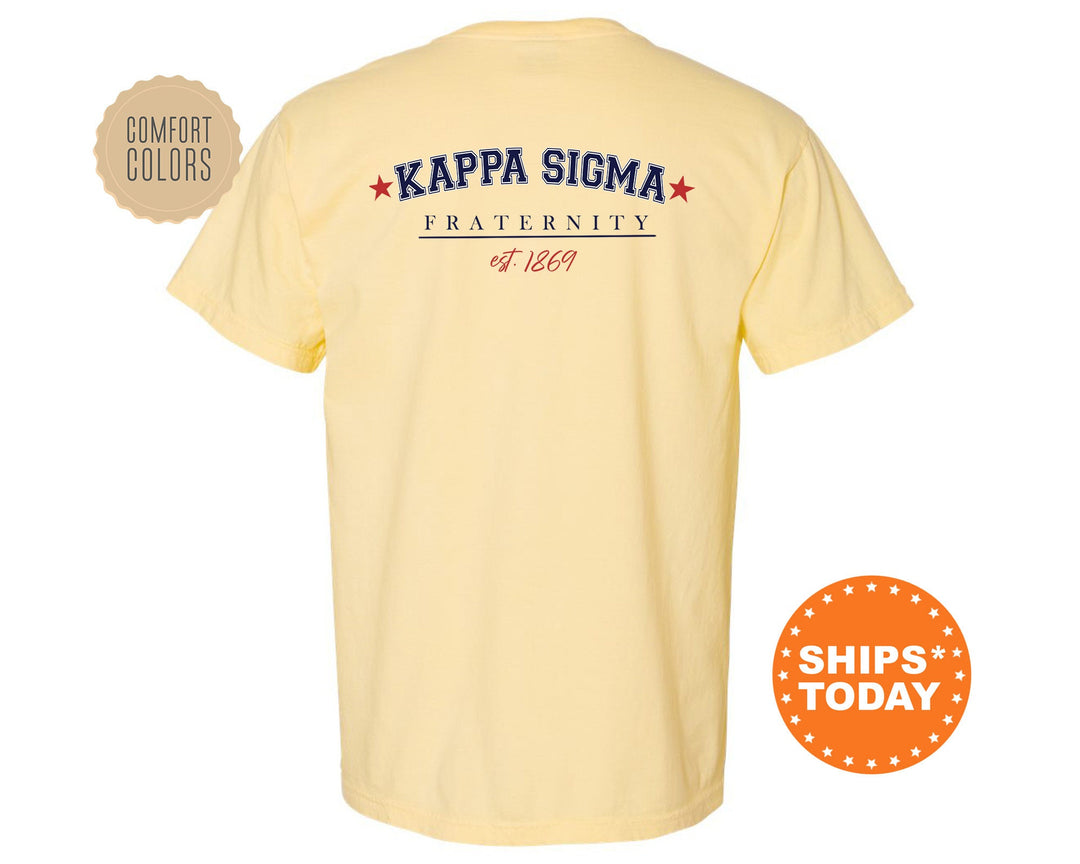 Kappa Sigma Patriot Pledge Fraternity T-Shirt | Kappa Sig Fraternity Shirt | Fraternity Gift | Greek Life Apparel | Comfort Colors Tee _ 14127g