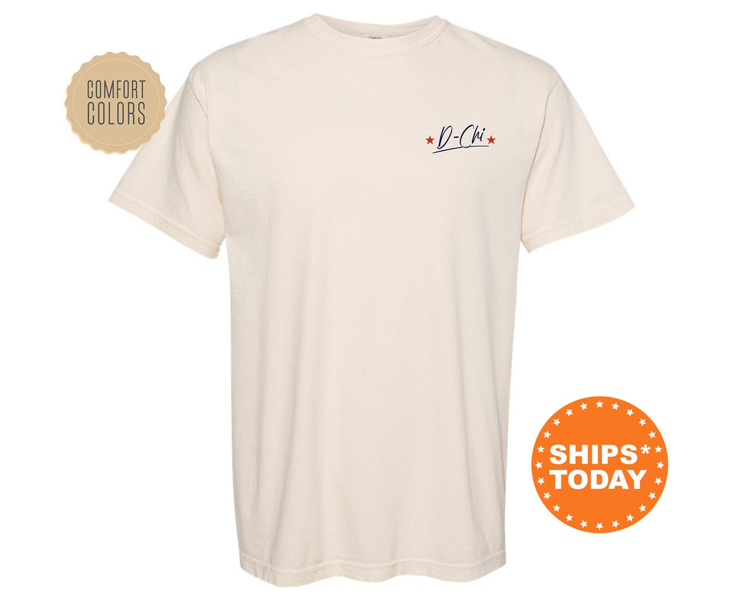 Delta Chi Patriot Pledge Fraternity T-Shirt | Delta Chi Fraternity Shirt | Fraternity Gift | DChi Greek Life Apparel | Comfort Colors Tee _ 14122g