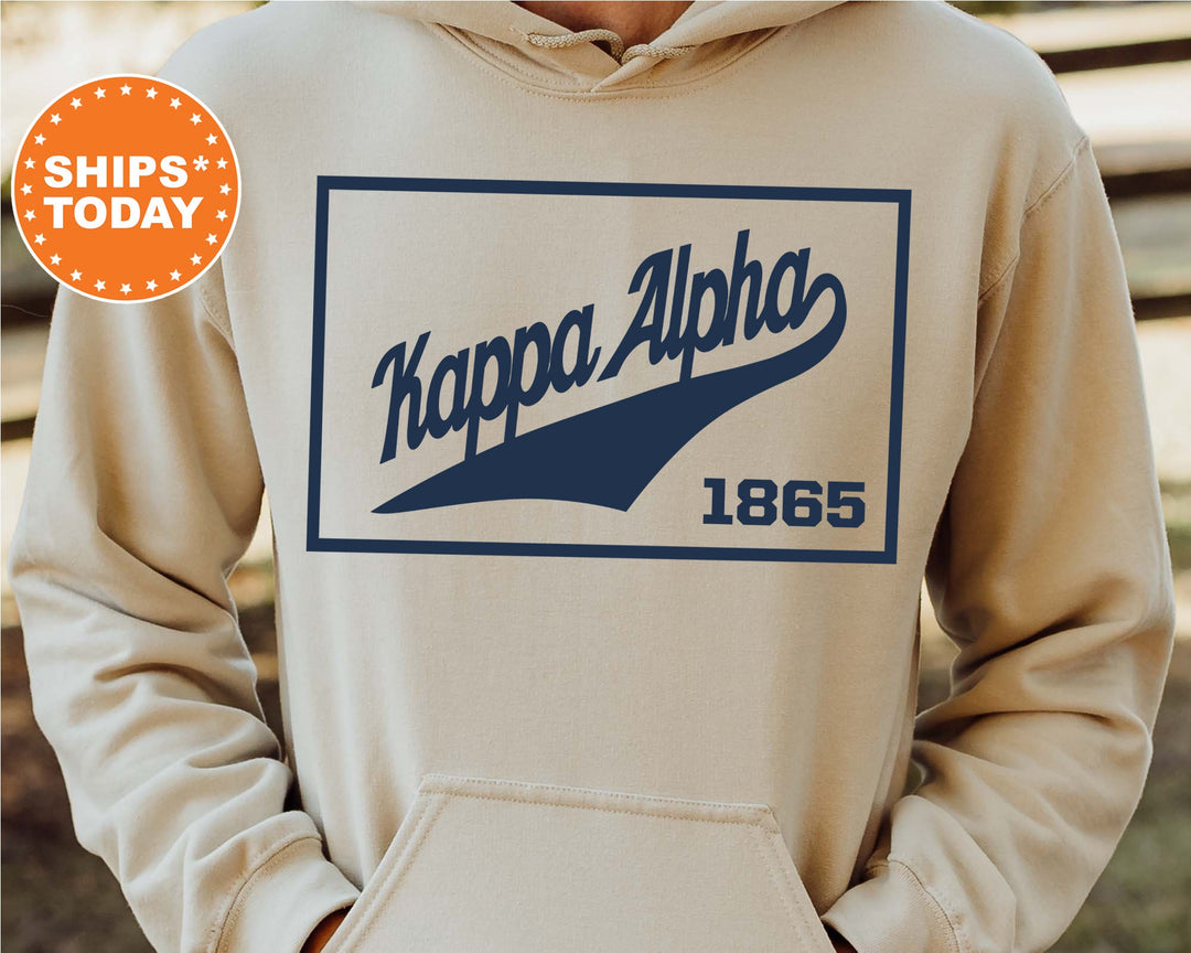 Kappa Alpha Order Baseball Boxed Fraternity Sweatshirt | Kappa Alpha Greek Sweatshirt | Fraternity Gift | Gameday Sweatshirt _ 5965g