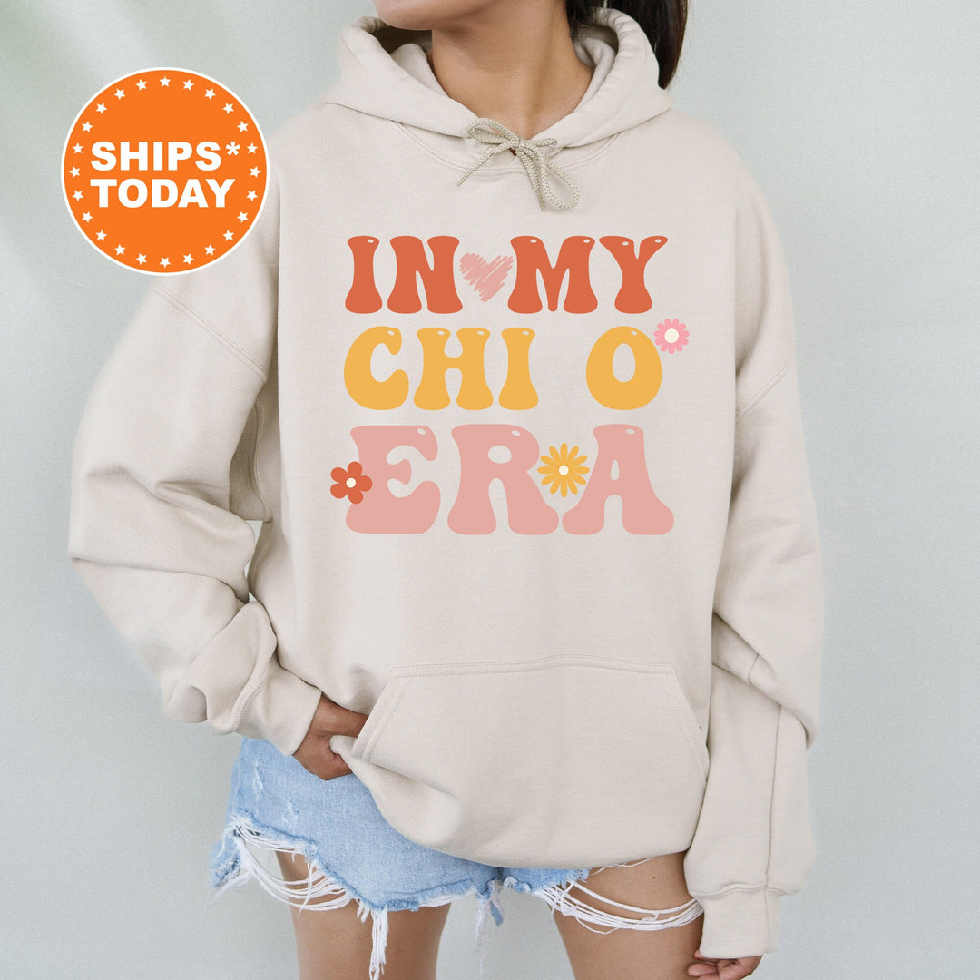 In My Chi O Era | Chi Omega Big Floral Sorority Sweatshirt | Sorority Apparel | Big Little Reveal | Chi Omega Greek Sweatshirt _ 15834g