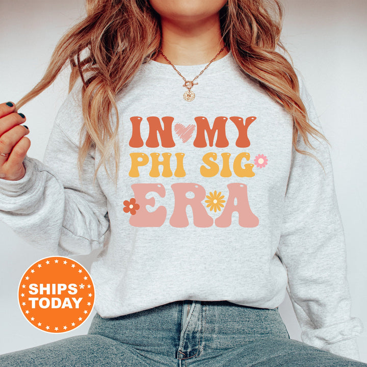 In My Phi Sig Era | Phi Sigma Sigma Big Floral Sorority Sweatshirt | Sorority Apparel | Big Little Reveal | Greek Sweatshirt _ 15844g