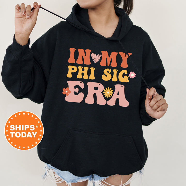 In My Phi Sig Era | Phi Sigma Sigma Big Floral Sorority Sweatshirt | Sorority Apparel | Big Little Reveal | Greek Sweatshirt _ 15844g