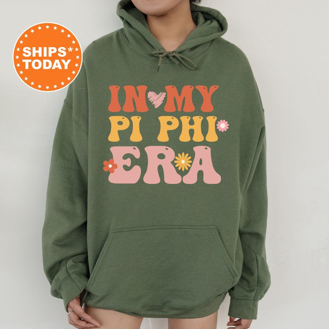 In My Pi Phi Era | Pi Beta Phi Big Floral Sorority Sweatshirt | Sorority Apparel | Big Little Reveal | Greek Sweatshirt _ 15845g