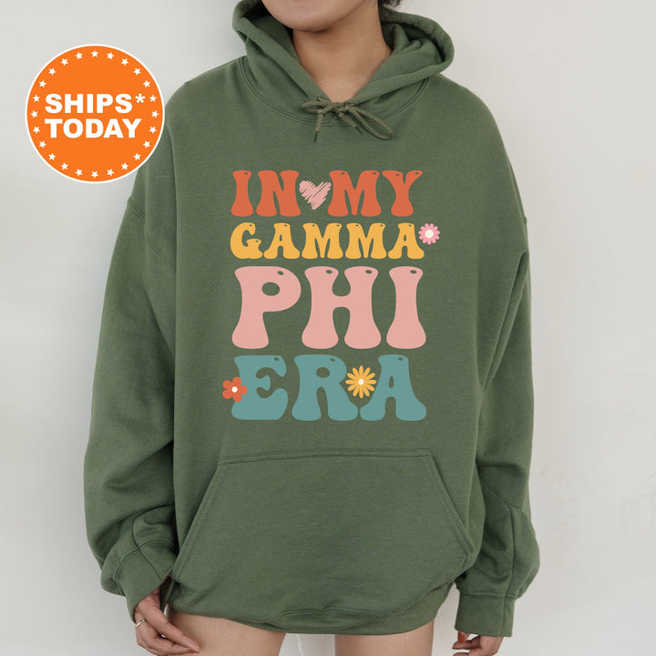 In My Gamma Phi Era | Gamma Phi Beta Big Floral Sorority Sweatshirt | Sorority Apparel | Big Little Reveal | Greek Sweatshirt _ 15839g