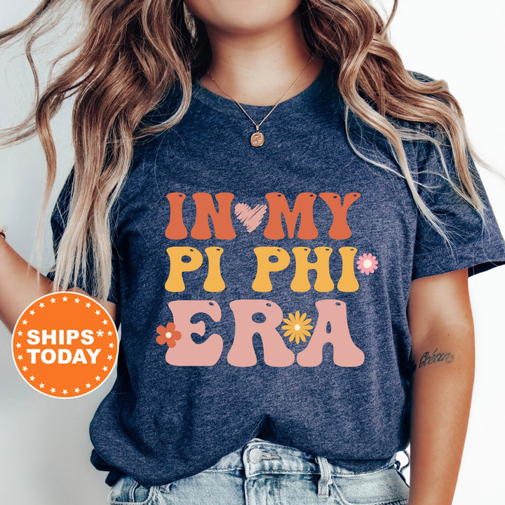 In My Pi Phi Era Shirt | Pi Beta Phi Big Floral Sorority T-Shirt | Big Little Comfort Colors Shirt | Trendy Sorority Shirt _ 15845g