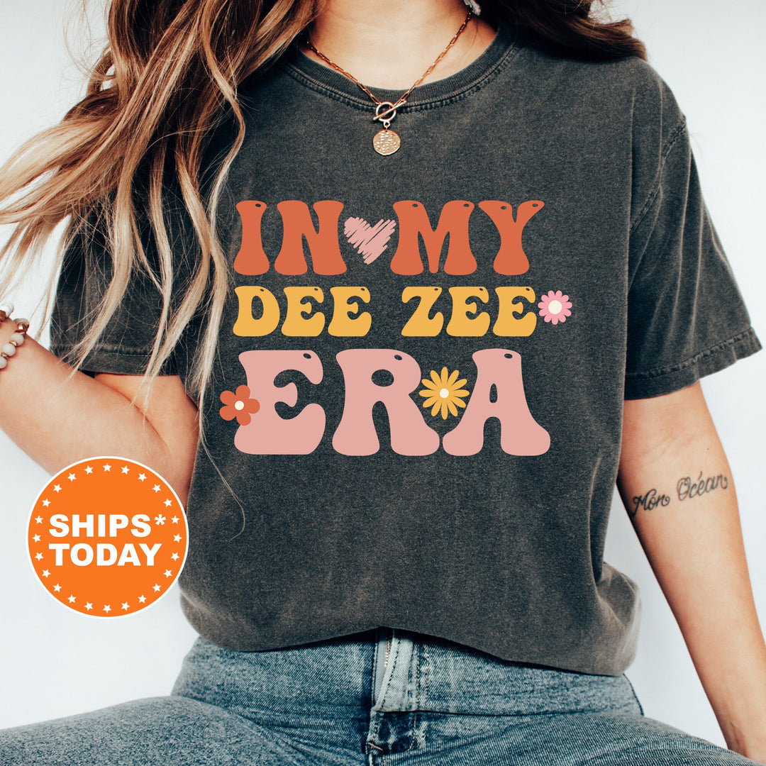 In My Dee Zee Era Shirt | Delta Zeta Big Floral Sorority T-Shirt | Big Little Comfort Colors Shirt | Trendy Sorority Shirt _ 15838g
