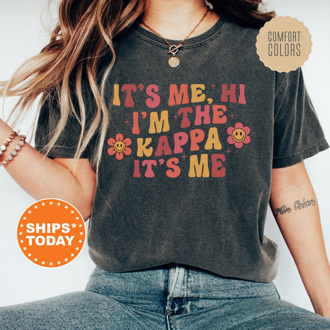 It's Me Hi I'm The Kappa It's Me | Kappa Kappa Gamma Azalea Sorority T-Shirt | Kappa Comfort Colors Shirt | College Greek Apparel _ 15868g