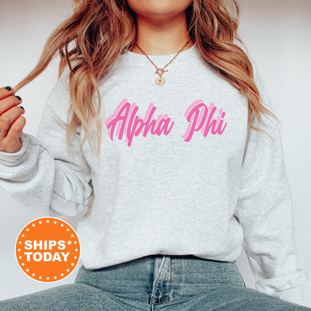 Alpha Phi Charlotte Sorority Sweatshirt | Alpha Phi Sweatshirt | APHI Sorority Crewneck | Big Little Gift | Sorority Merch | Bid Day Gift 5693g