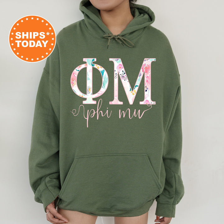 Phi Mu Simply Paisley Sorority Sweatshirt | Phi Mu Sweatshirt | Phi Mu Greek Letters | Big Little Reveal | Phi Mu Sorority Hoodie