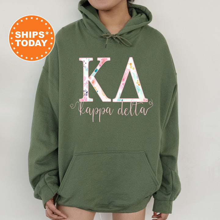 Kappa Delta Simply Paisley Sorority Sweatshirt | Kappa Delta Sweatshirt | Kay Dee Greek Letters | Sorority Letters | Big Little Gift