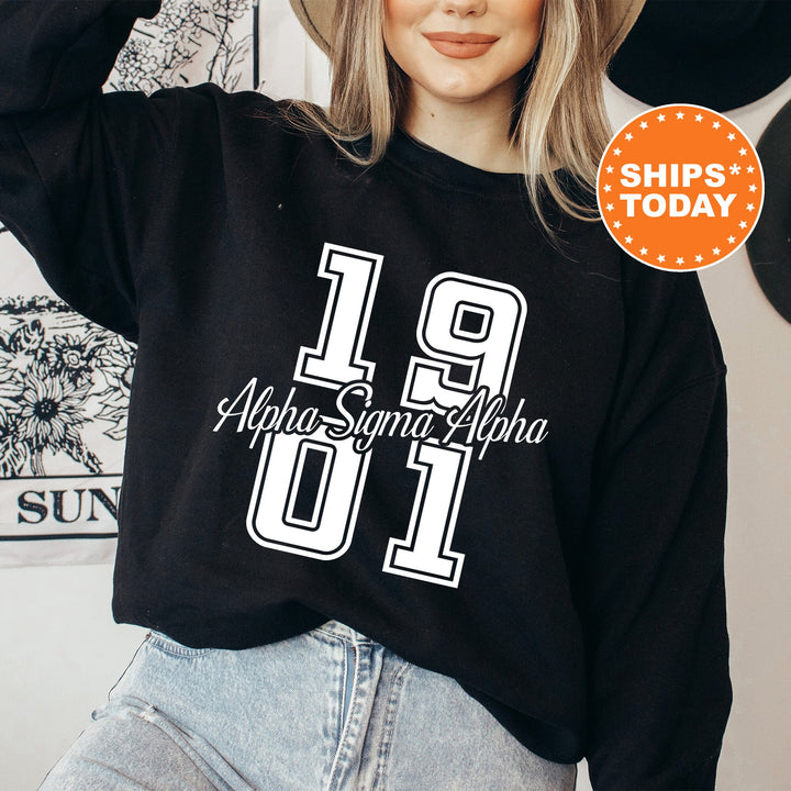 Alpha Sigma Alpha Big Year Sorority Sweatshirt | ASA Greek Apparel | Sorority Bid Day | Big Little Reveal Gift | Sorority Hoodie _ 7234g