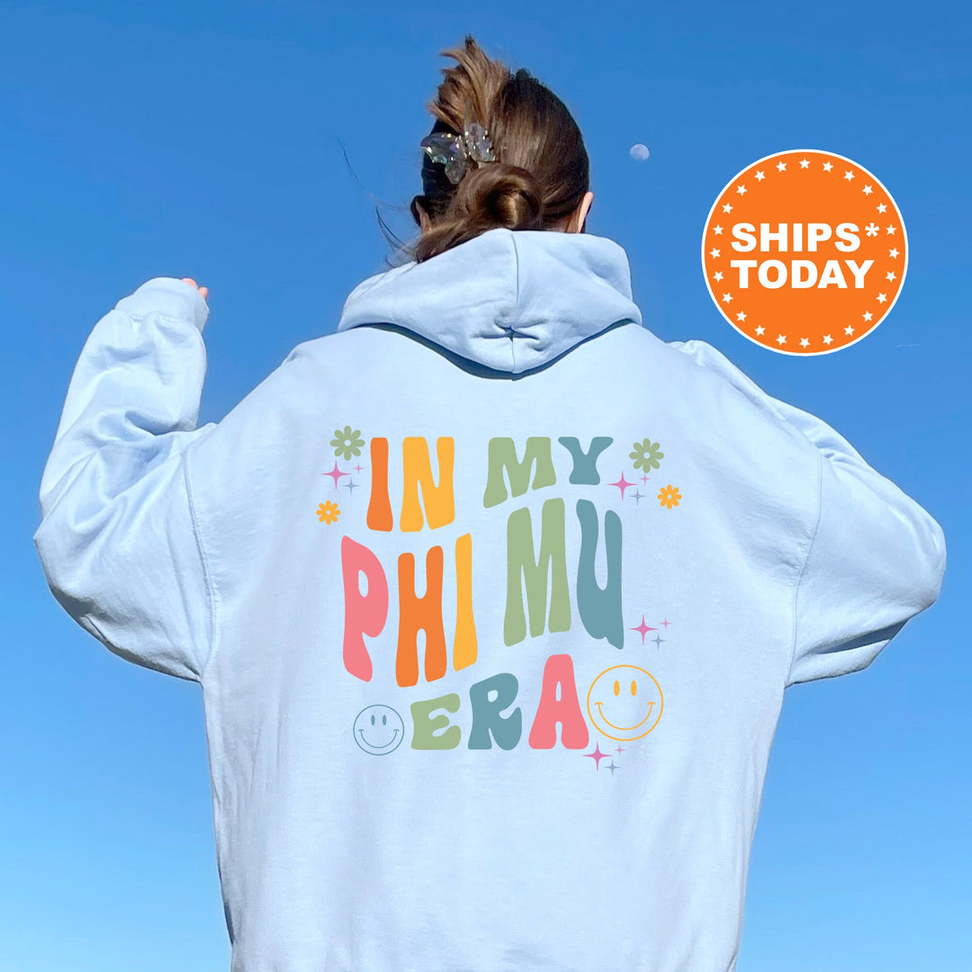 In My Phi Mu Era | Phi Mu Rockin' Sorority Sweatshirt | Sorority Merch | Big Little Reveal | Sorority Gifts | Custom Greek Apparel