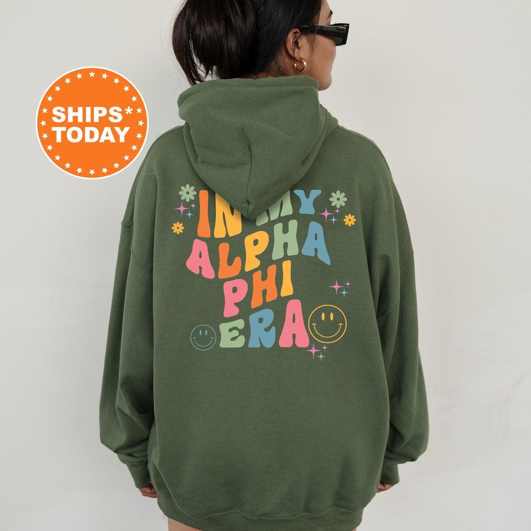 In My Alpha Phi Era | Alpha Phi Rockin' Sorority Sweatshirt | Sorority Merch | Big Little Reveal Gift | Custom Greek Apparel