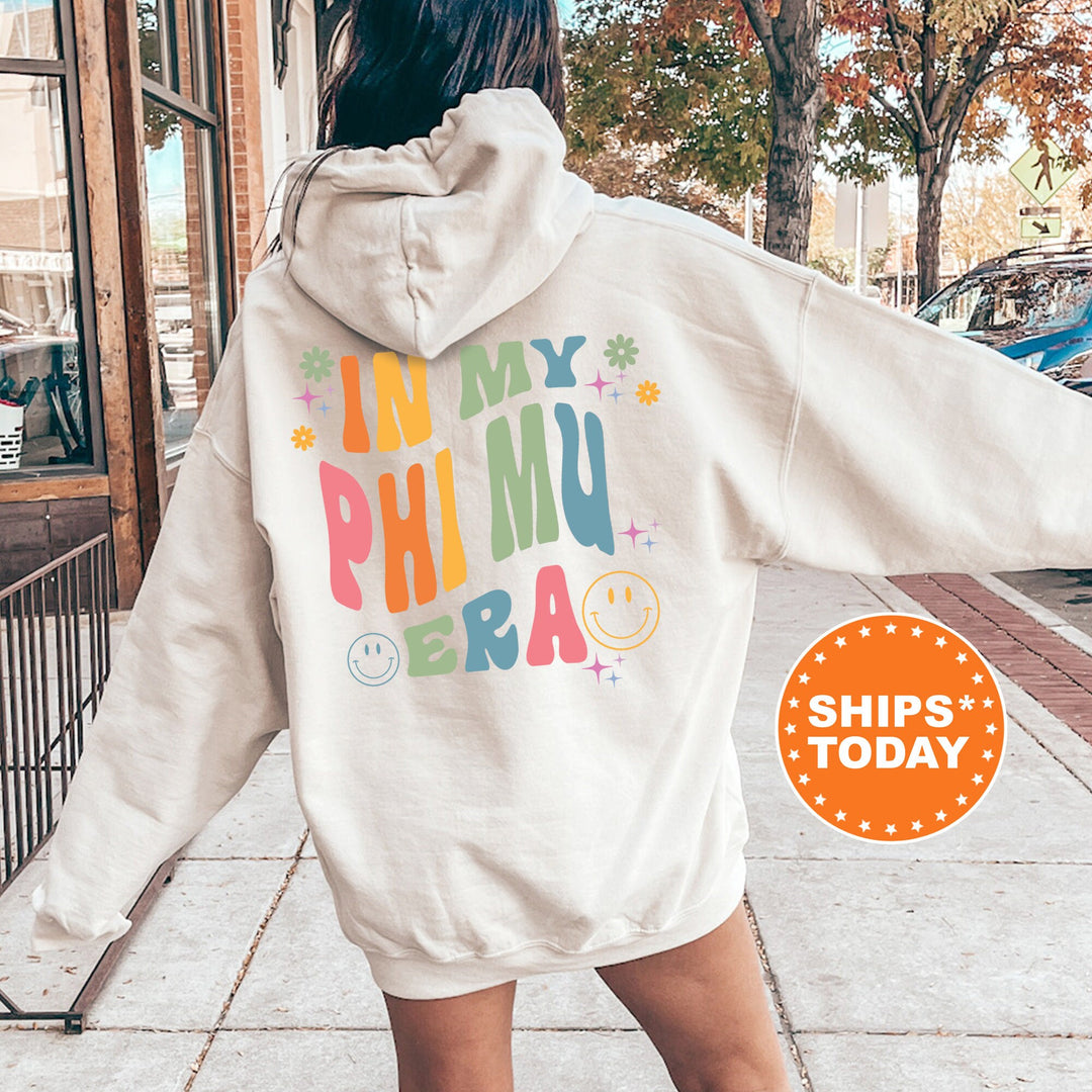 In My Phi Mu Era | Phi Mu Rockin' Sorority Sweatshirt | Sorority Merch | Big Little Reveal | Sorority Gifts | Custom Greek Apparel