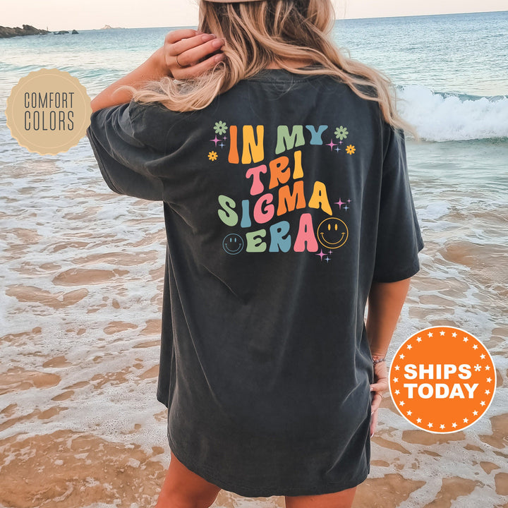 In My Tri Sigma Era | Sigma Sigma Sigma Rockin' Sorority T-Shirt | Comfort Colors Shirt | Big Little Shirt | Sorority Apparel _ 15744g