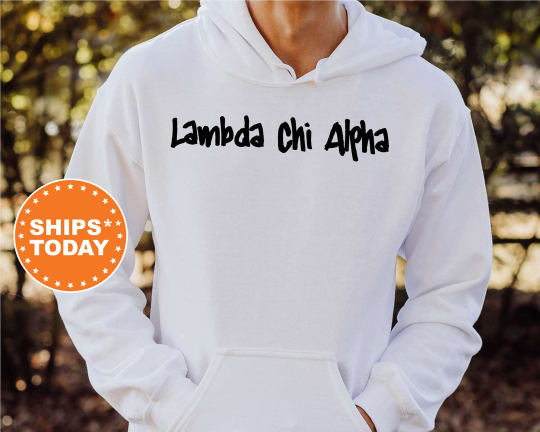 Lambda Chi Alpha Painted Fraternity Sweatshirt | Lambda Chi Apparel | Greek Life Sweatshirt | Fraternity Gift | College Apparel _ 6461g