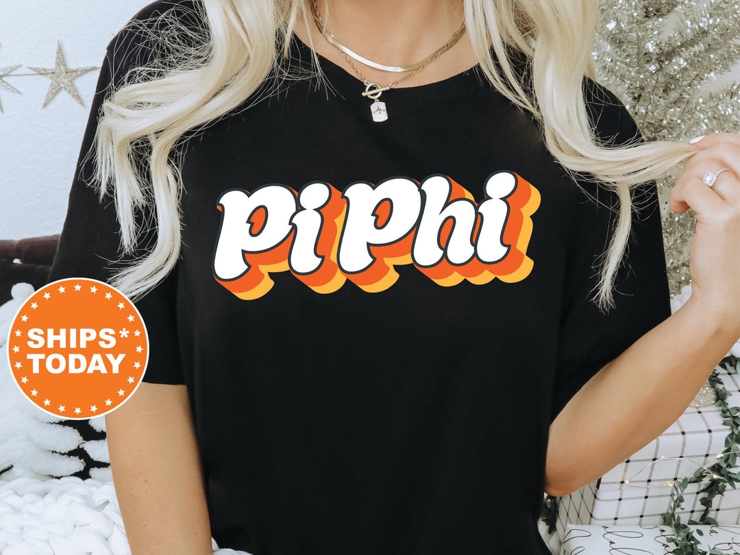 Pi Beta Phi Beachside Sorority T-Shirt | Pi Phi Comfort Colors Shirt | Big Little Sorority Reveal | Greek Apparel | Sorority Gifts _ 10295g