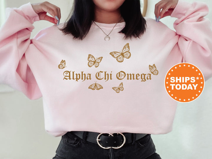 Alpha Chi Omega Goldie Sorority Sweatshirt | Alpha Chi Sorority Merch | Big Little Reveal | AXO Sorority Gifts | College Sweatshirt