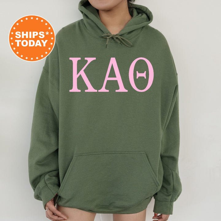 Kappa Alpha Theta Just the Letters Sorority Sweatshirt | Theta Greek Letters | Sorority Letters | Big Little Reveal | Greek Apparel