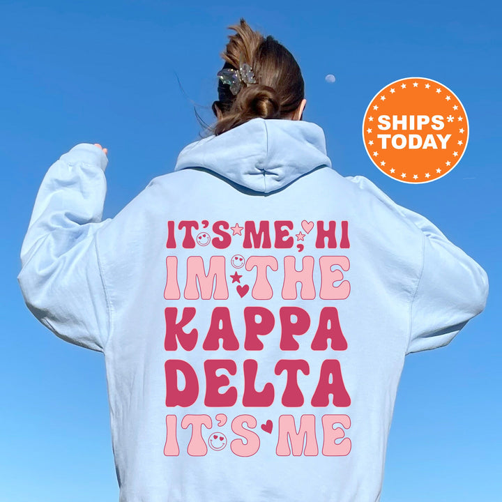 It's Me Hi I'm The Kappa Delta It's Me | Kappa Delta Dazzle Sorority Sweatshirt | Trendy Greek Apparel | Custom Sorority Hoodie _ 15763g