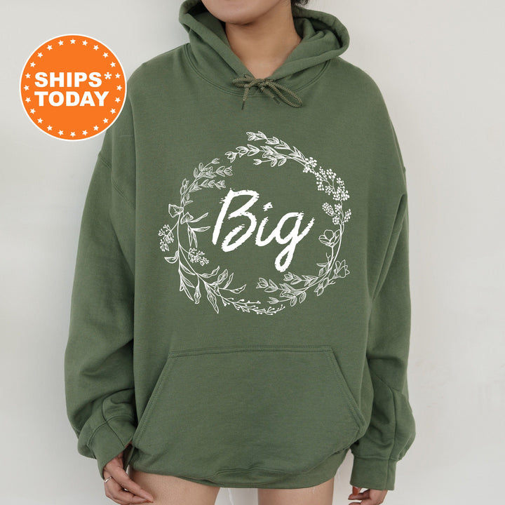 Big Little Fancy Floral Sorority Sweatshirt | Big Little Family Gift | Sorority Apparel | Greek Sweatshirt | Matching Sweatshirt _ 6