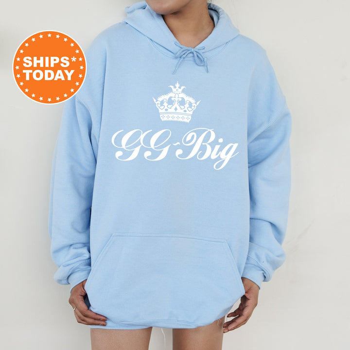 Big Little Crowned Lady Sorority Sweatshirt | Big Little Reveal | Big Little Gift | Greek Life Sweatshirt | Sorority Apparel  _ 60