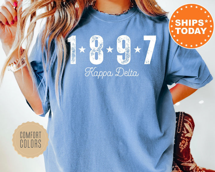 Kappa Delta Era Star Sorority T-Shirt | Kappa Delta Comfort Colors Shirt | Big Little Shirt | Sorority Reveal | Sorority Apparel _ 11250g
