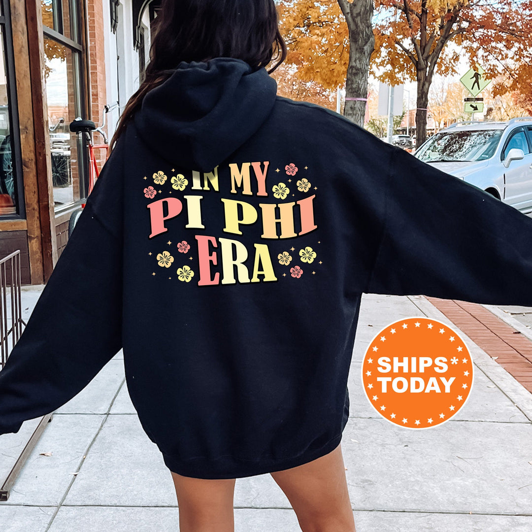 In My Pi Phi Era | Pi Beta Phi Sunset Blooms Sorority Sweatshirt | Oversized Hoodie | Big Little Reveal | Custom Greek Sweatshirt _ 15715g