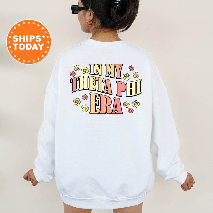 In My Theta Phi Era | Theta Phi Alpha Sunset Blooms Sorority Sweatshirt | Oversized Hoodie | Big Little | Custom Greek Sweatshirt _ 15719g