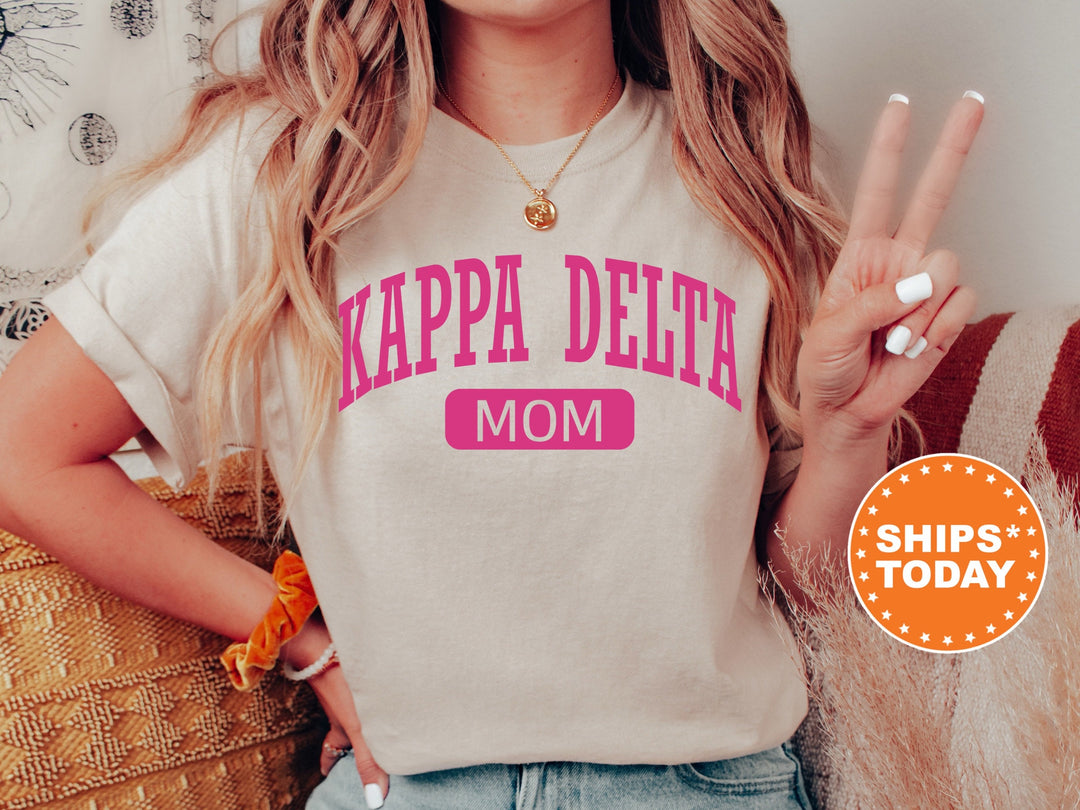 Kappa Delta Proud Mom Sorority T-Shirt | Kappa Delta Comfort Colors Tee | Kay Dee Mom Shirt | Big Little Family Shirt | Mother's Day Gift _ 16266g
