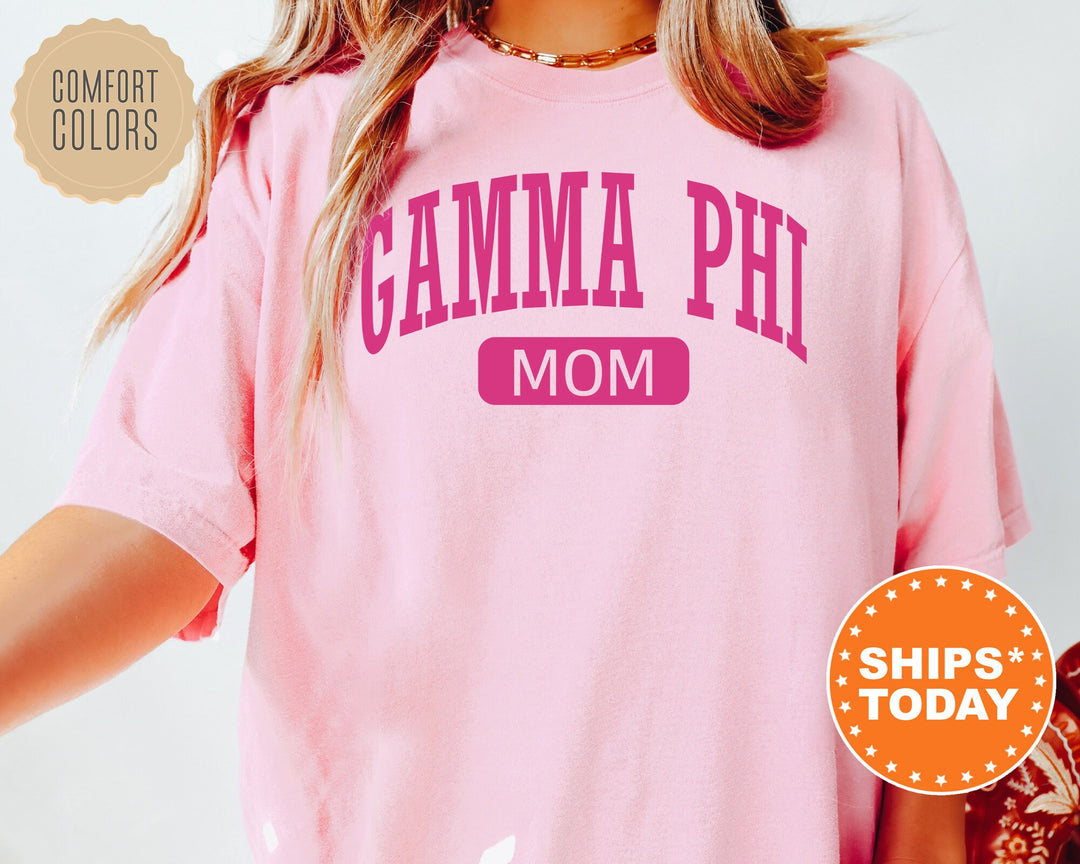 Gamma Phi Beta Proud Mom Sorority T-Shirt | Gamma Phi Comfort Colors Tee | GPHI Mom Shirt | Big Little Family Shirt | Mother's Day Gift _ 16264g