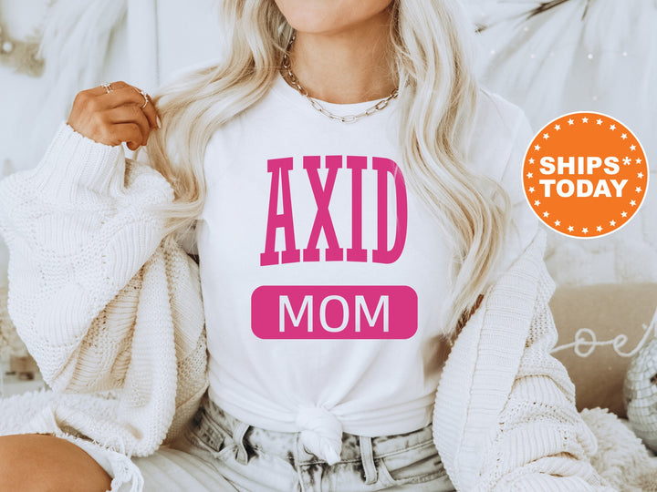 Alpha Xi Delta Proud Mom Sorority T-Shirt | AXID Comfort Colors Tee | Alpha Xi Mom Shirt | Big Little Family Shirt | Mother's Day Gift _ 16258g