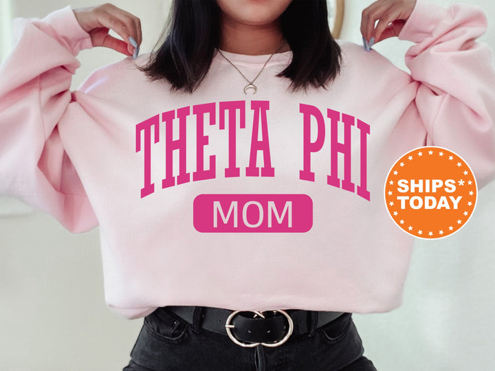 Theta Phi Alpha Proud Mom Sorority Sweatshirt | Theta Phi Mom Sweatshirt | Sorority Gifts | Big Little Family | Gifts For Sorority Mom