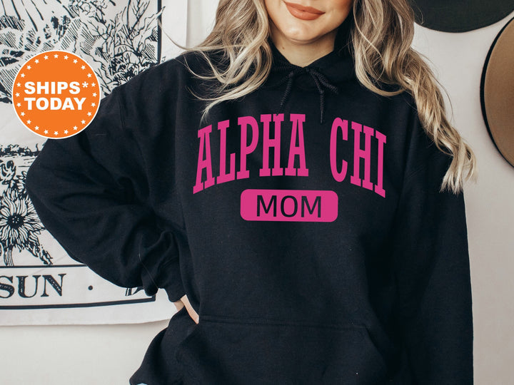Alpha Chi Omega Proud Mom Sorority Sweatshirt | Alpha Chi Mom Sweatshirt | AXO Sorority Gifts | Big Little Family | Gifts For Sorority Mom