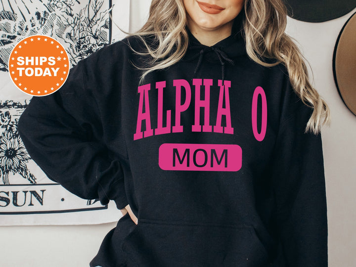 Alpha Omicron Pi Proud Mom Sorority Sweatshirt | Alpha O Mom Sweatshirt | AOII Sorority Gifts | Big Little Family | Gifts For Sorority Mom